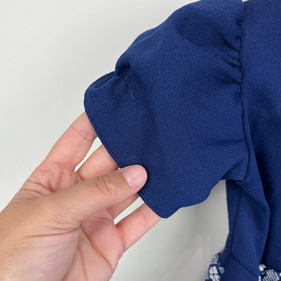 Vintage Sears Navy Blue Dress 5T - Picture 8 of 11